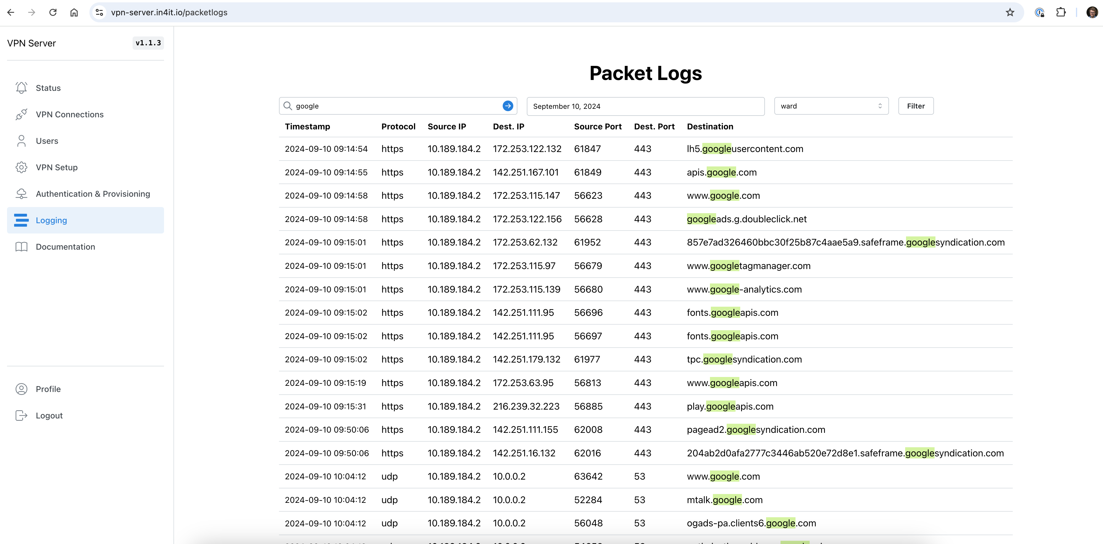 VPN Server DigitalOcean Documentation